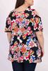 Picture of CURVY GIRL CROSS BACK AND OFF SHOULDER TUNIC